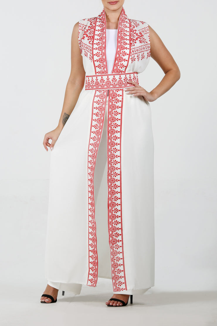 Off Shoulder Bisht بيشت مفتوح من الأكتاف