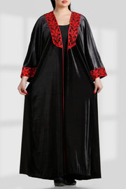 OPEN EMBROIDERY BISHT بيشت تطريز مفتوح