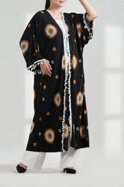 Patterned Open Bisht بيشت مفتوح مرسم