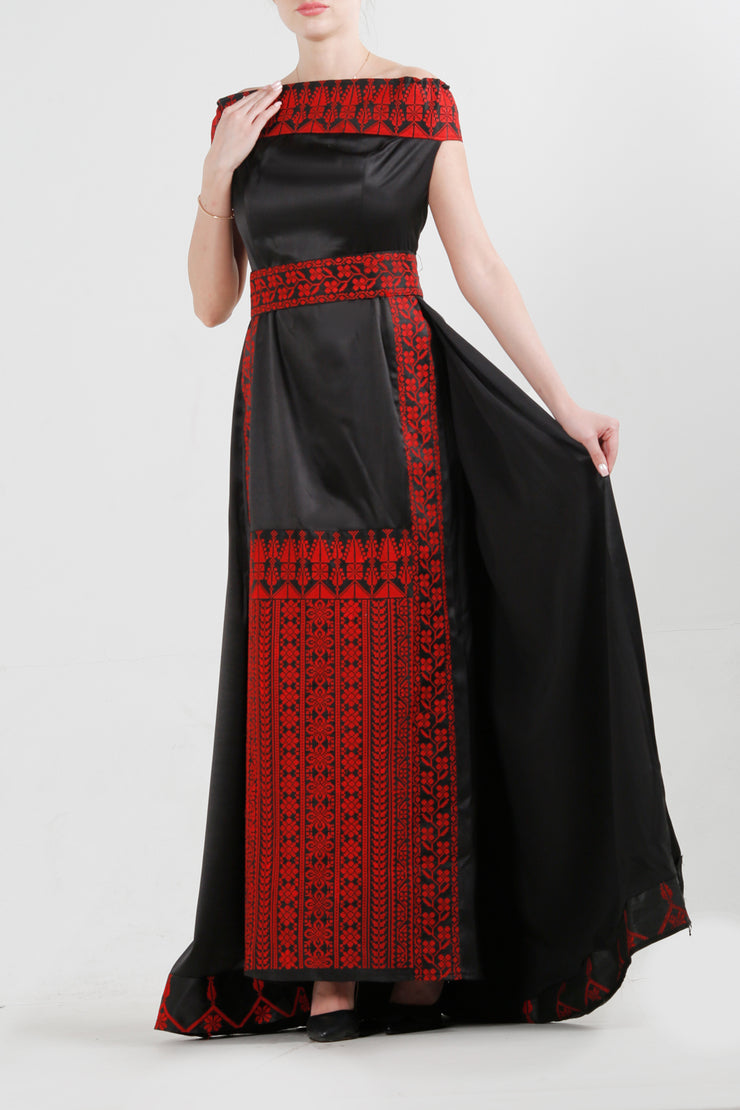 Modern Embroidery Dress فستان عصري تطريز