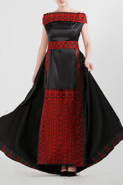 Modern Embroidery Dress فستان عصري تطريز
