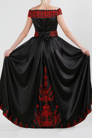 Modern Embroidery Dress فستان عصري تطريز