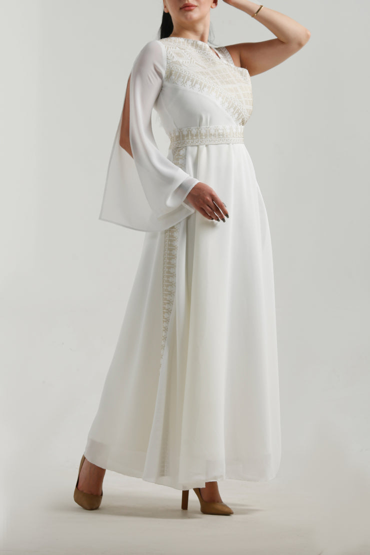 ONE Shoulder Dress  فستان ون شولدر