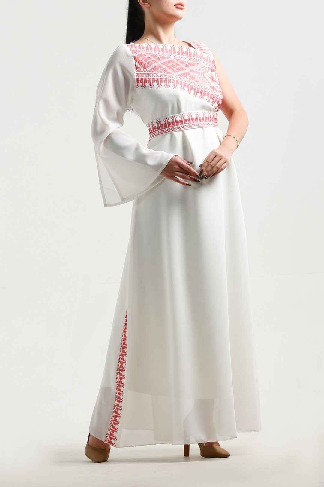 ONE Shoulder Dress  فستان ون شولدر