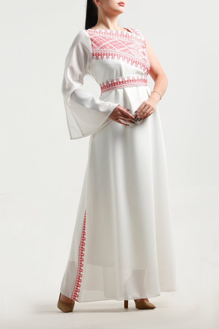 ONE Shoulder Dress  فستان ون شولدر