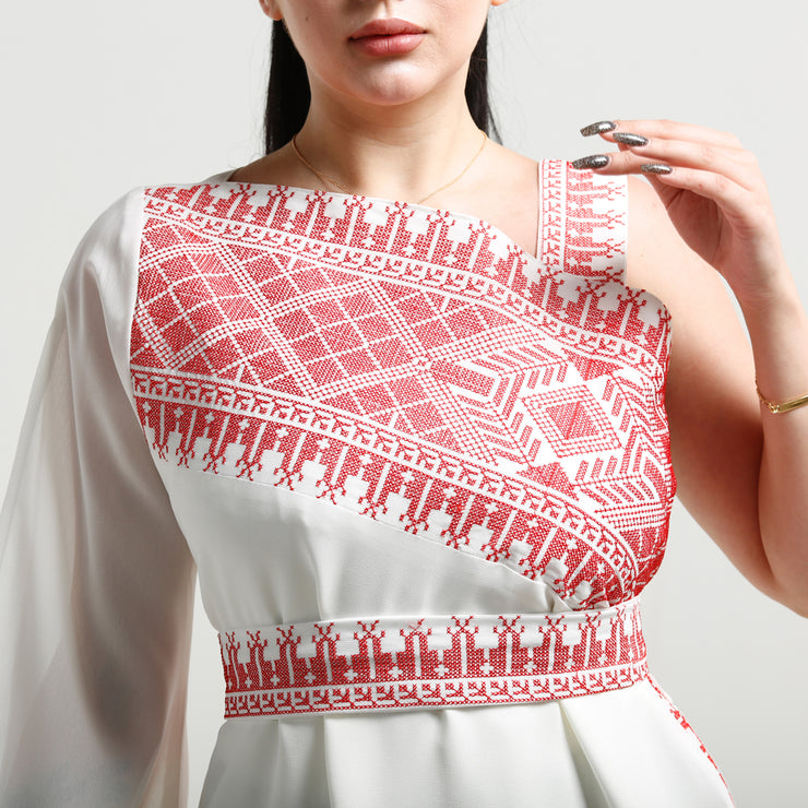ONE Shoulder Dress  فستان ون شولدر