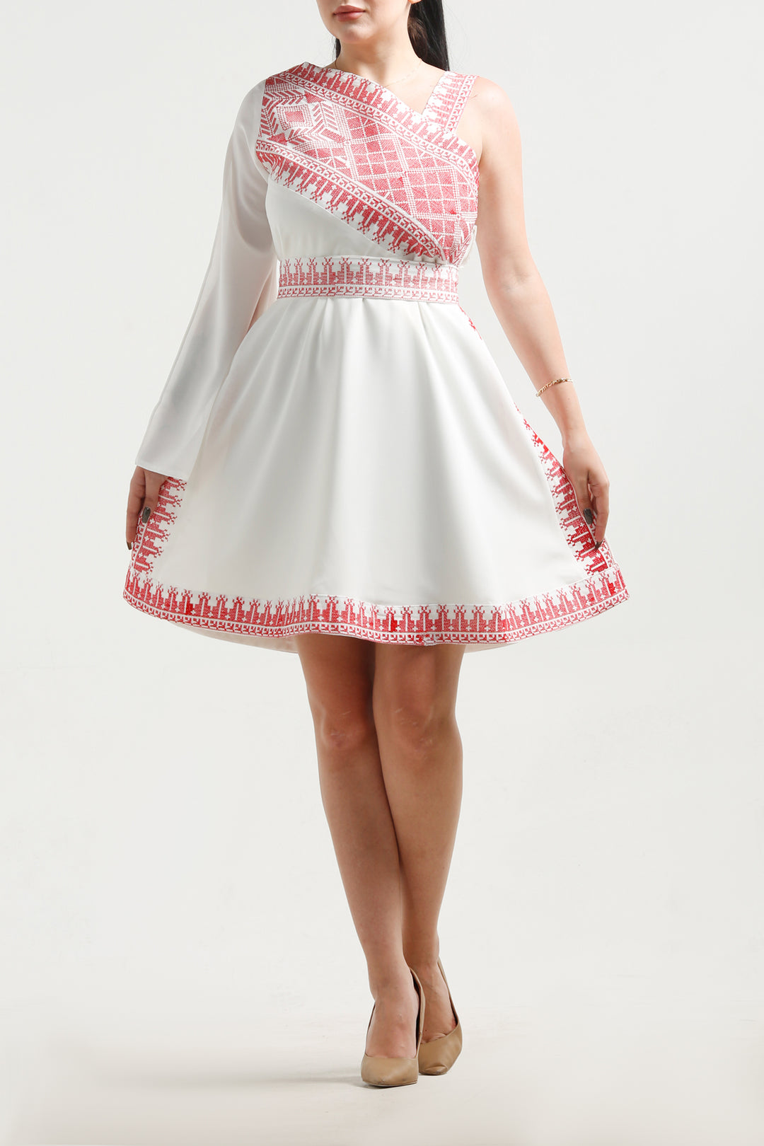 Short Embroidery Dress فستان تطريز قصير