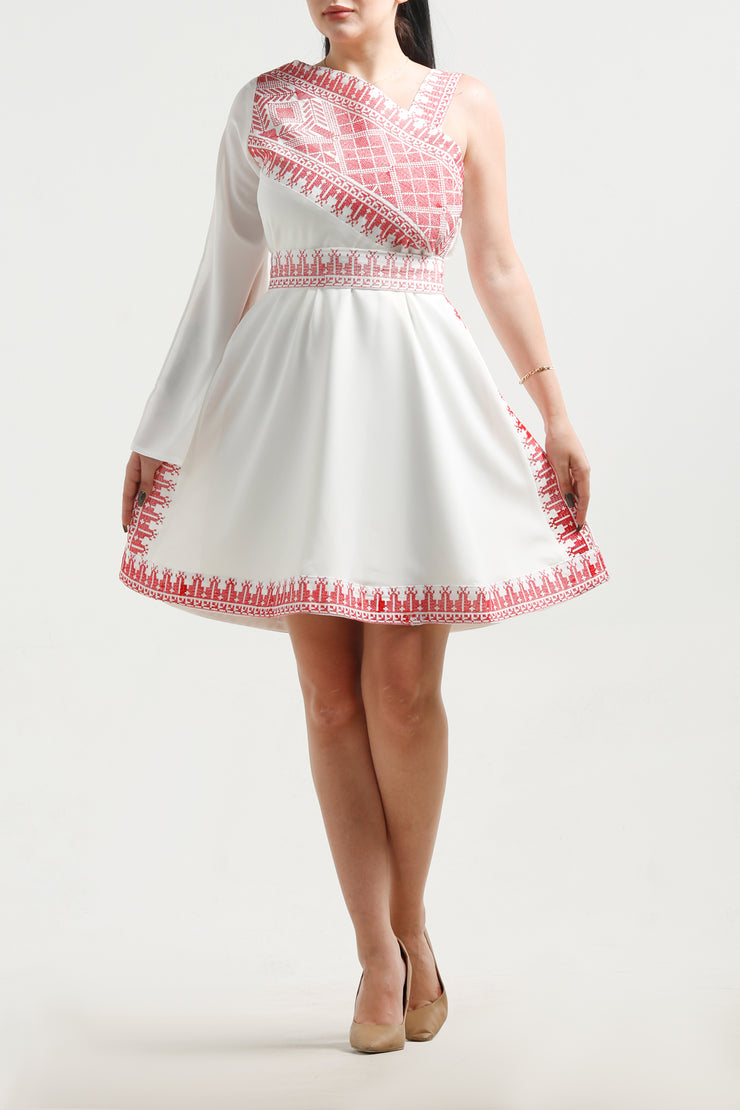Short Embroidery Dress فستان تطريز قصير