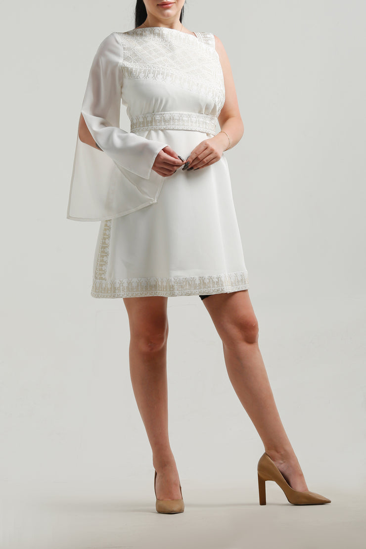 Short Embroidery Dress فستان تطريز قصير
