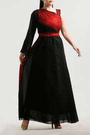 ONE Shoulder Dress  فستان ون شولدر