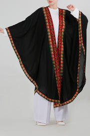 Black And Red Bisht بيشت اسود واحمر