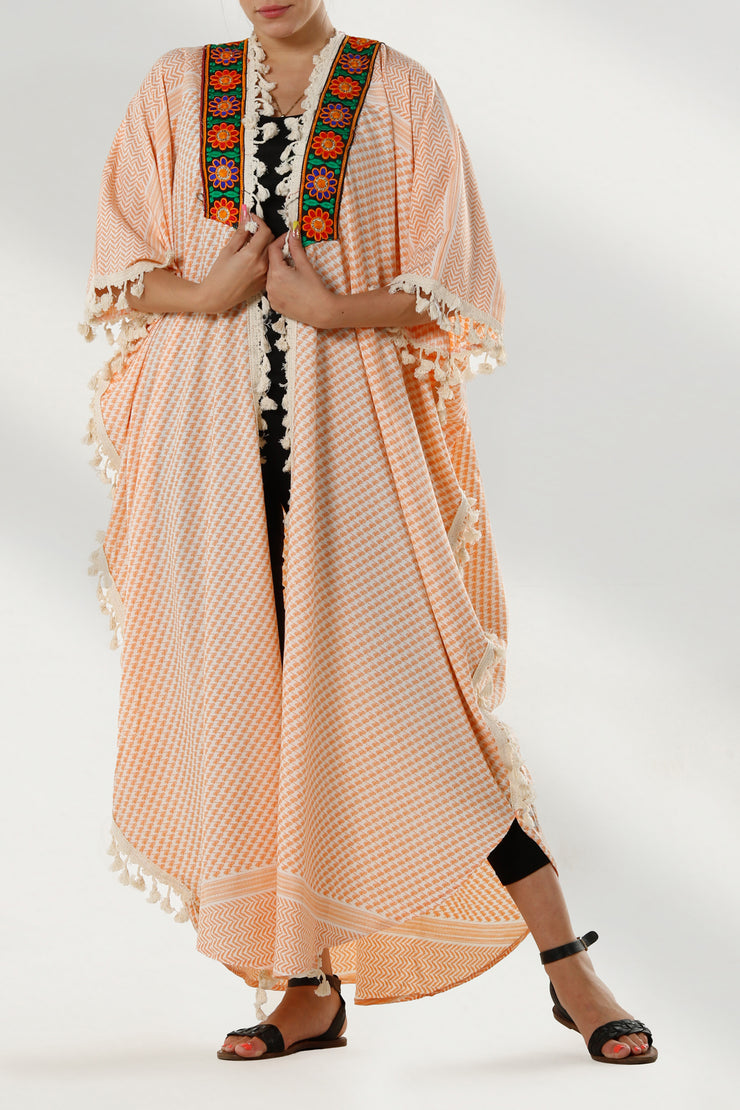 Bisht With Scarf بيشت مع سكارف