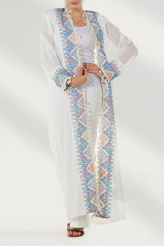 Open Embroidery Bisht بيشت تطريز مفتوح