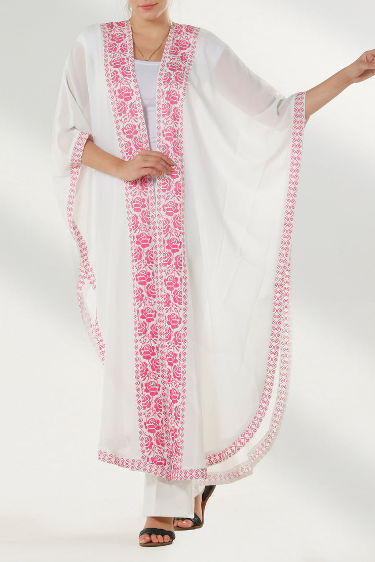Flowers Style Bisht بيشت موديل الازهار