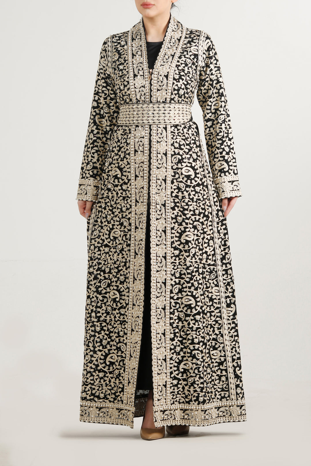 Golden Belt Thoub ثوب موديل حزام ذهبي