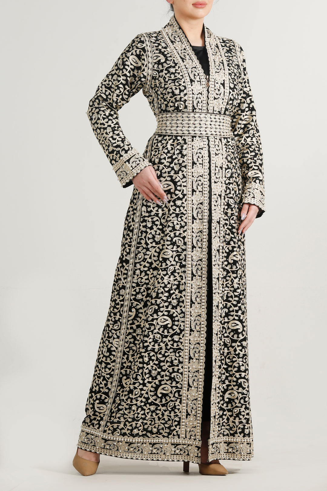 Golden Belt Thoub ثوب موديل حزام ذهبي