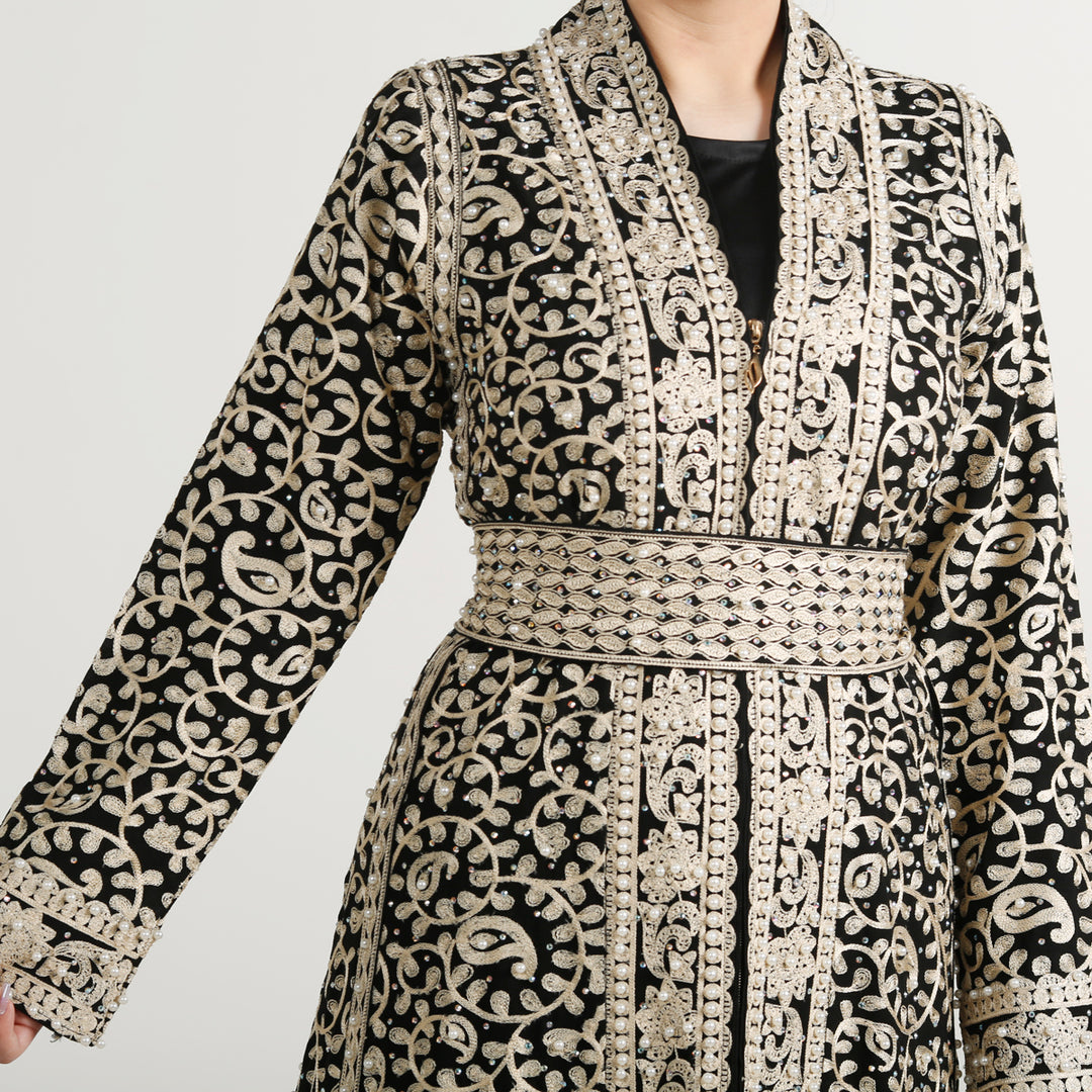 Golden Belt Thoub ثوب موديل حزام ذهبي