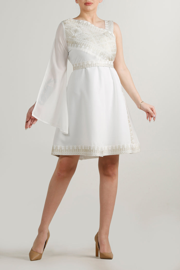 Short Embroidery Dress فستان تطريز قصير