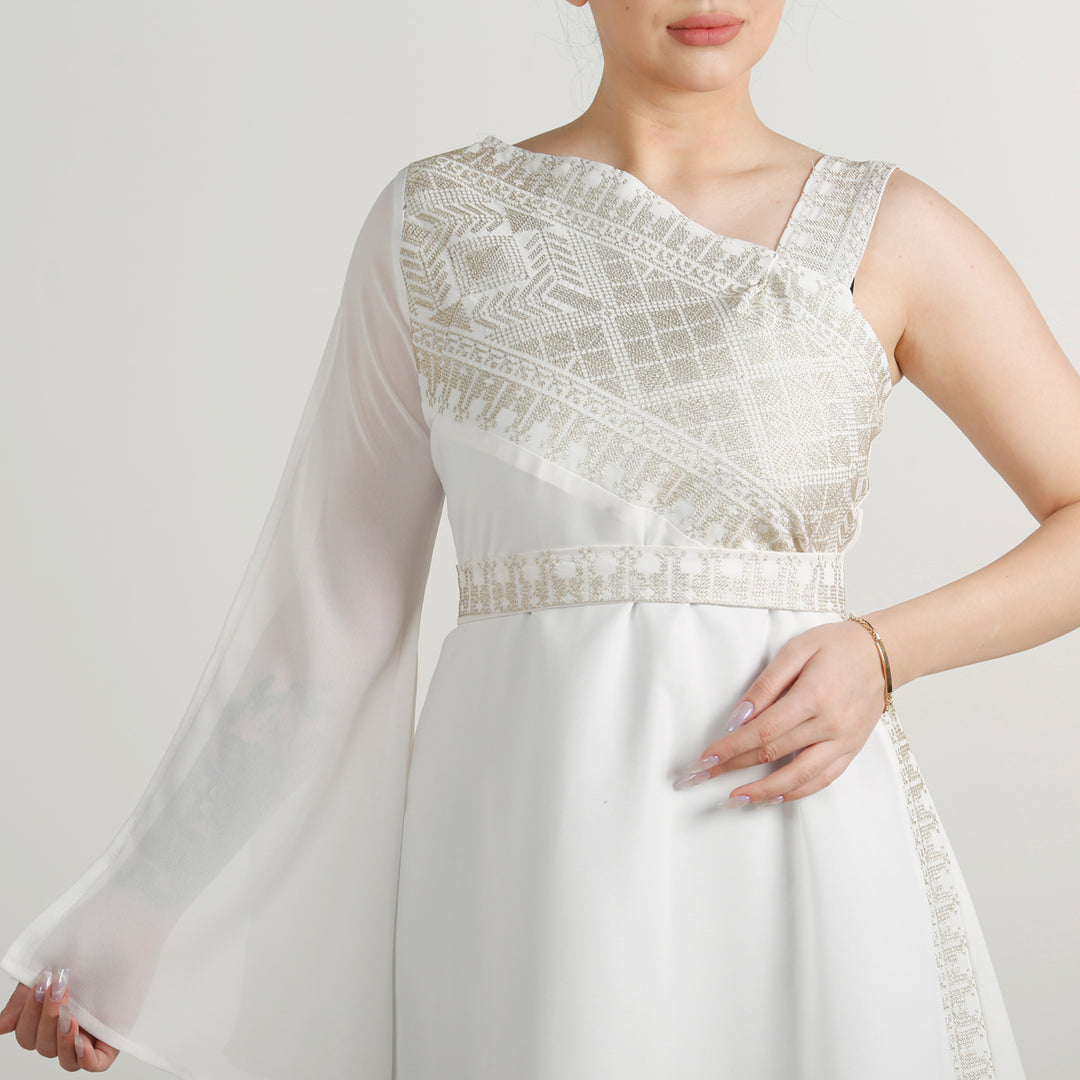 Short Embroidery Dress فستان تطريز قصير