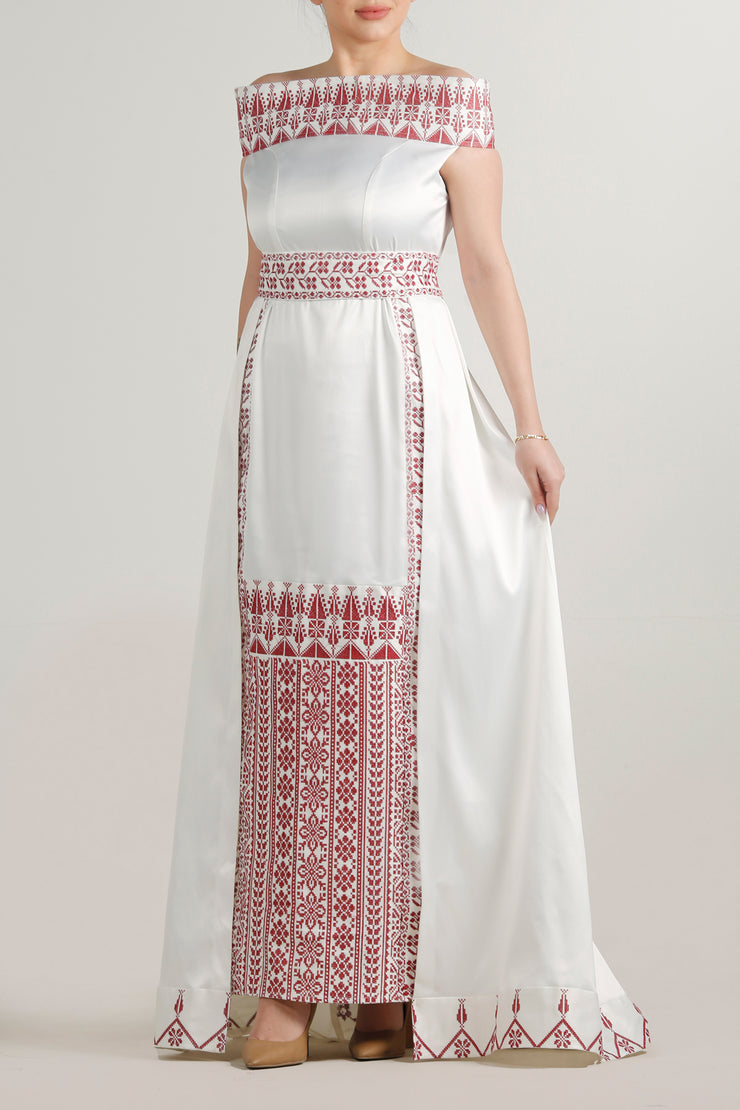 Jessica Off Shoulder Dress فستان اوف شولدر جيسيكا
