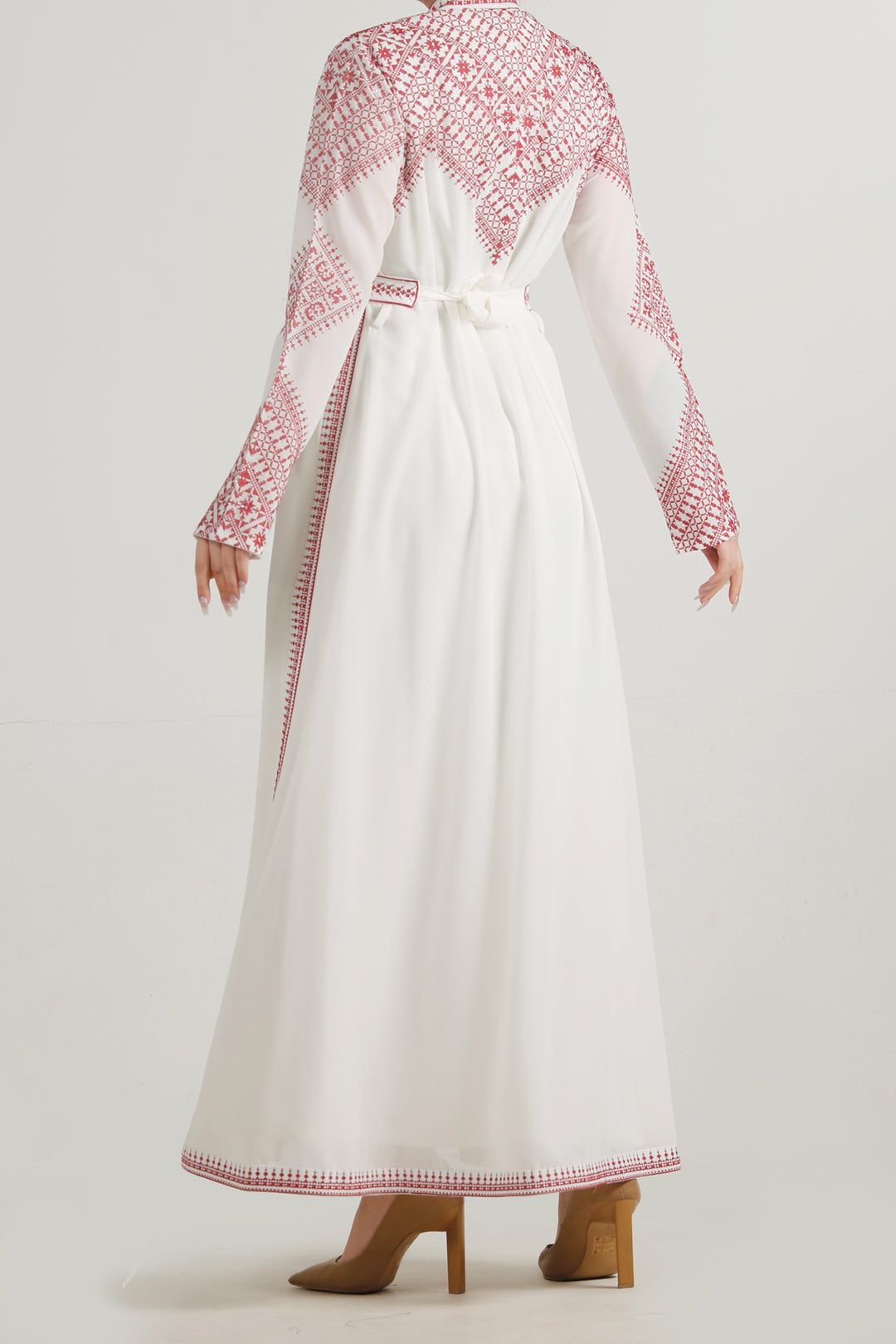 Red Line Style Thoub ثوب موديل لاين الاحمر